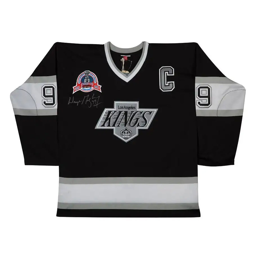 Wayne Gretzky Signed Los Angeles Kings Mitchell & Ness Authentic 1992-93 Black Jersey