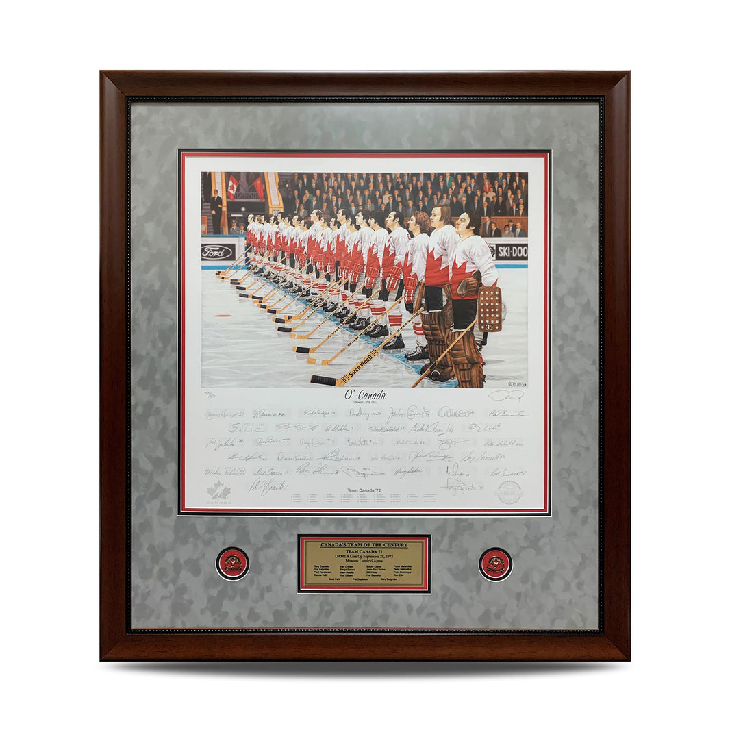 O' Canada – Team Canada 1972 Signed Limited Edition Summit Series Print /972