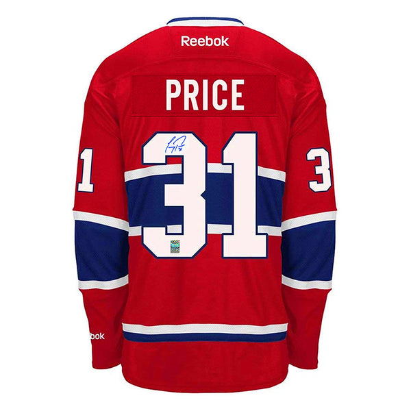 Carey Price Signed Framed Montreal Canadiens Blue Reverse Retro Adidas  Authentic Jersey
