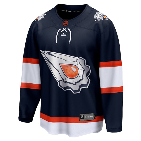 Edmonton Oilers - Reverse Retro 2.0 Authentic NHL Jersey/Customized ::  FansMania