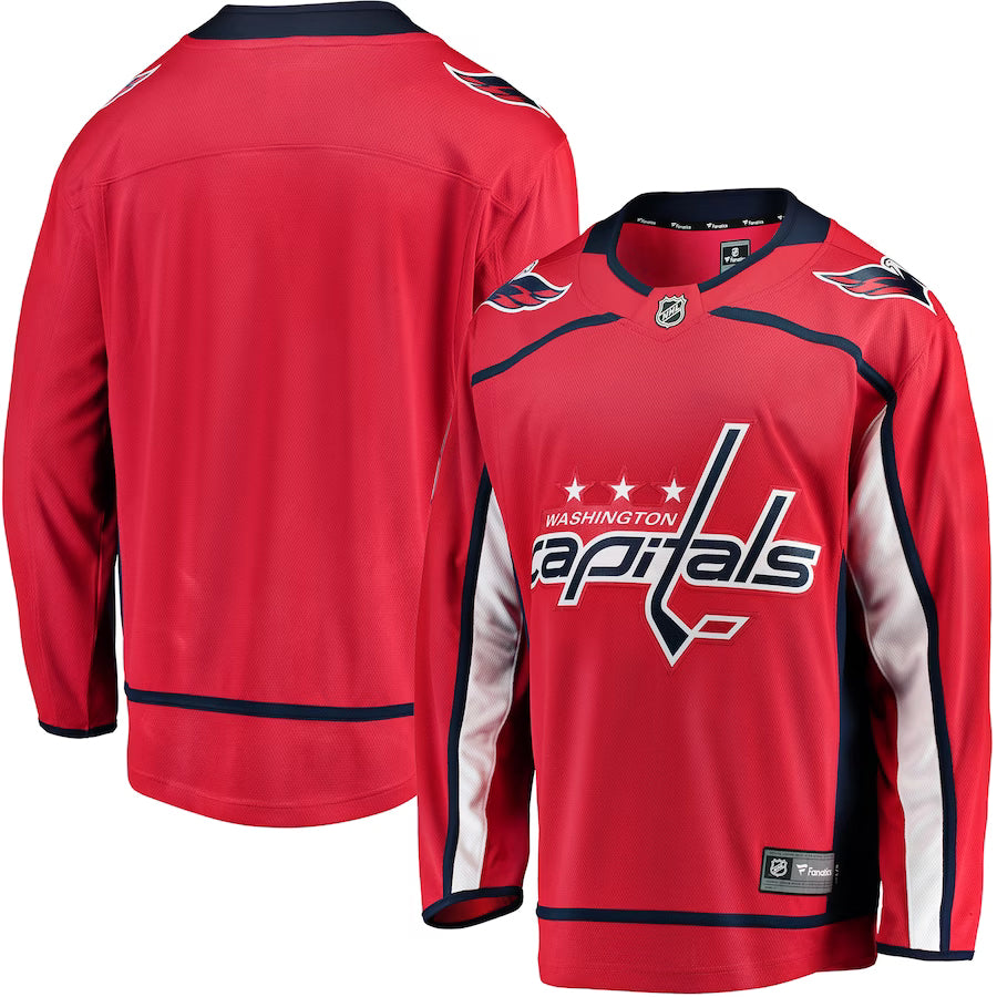 Camiseta de local de los Washington Capitals de la NHL Fanatics Breakaway