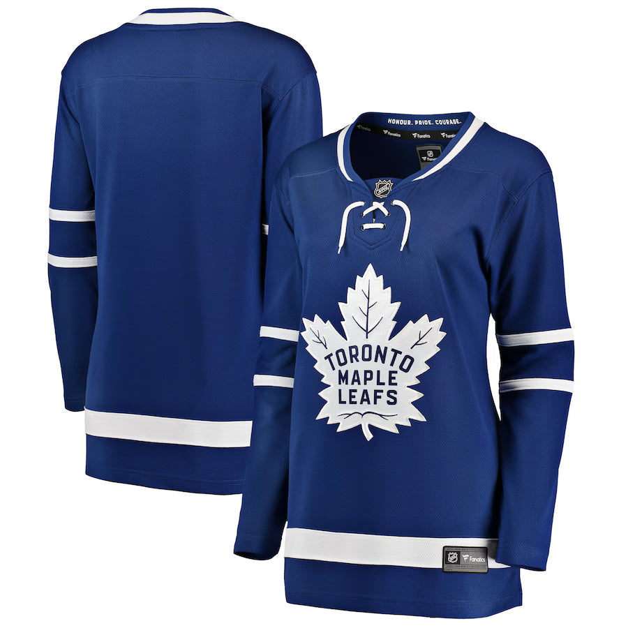 Camiseta de local Fanatics Breakaway de la NHL de Toronto Maple Leafs para mujer