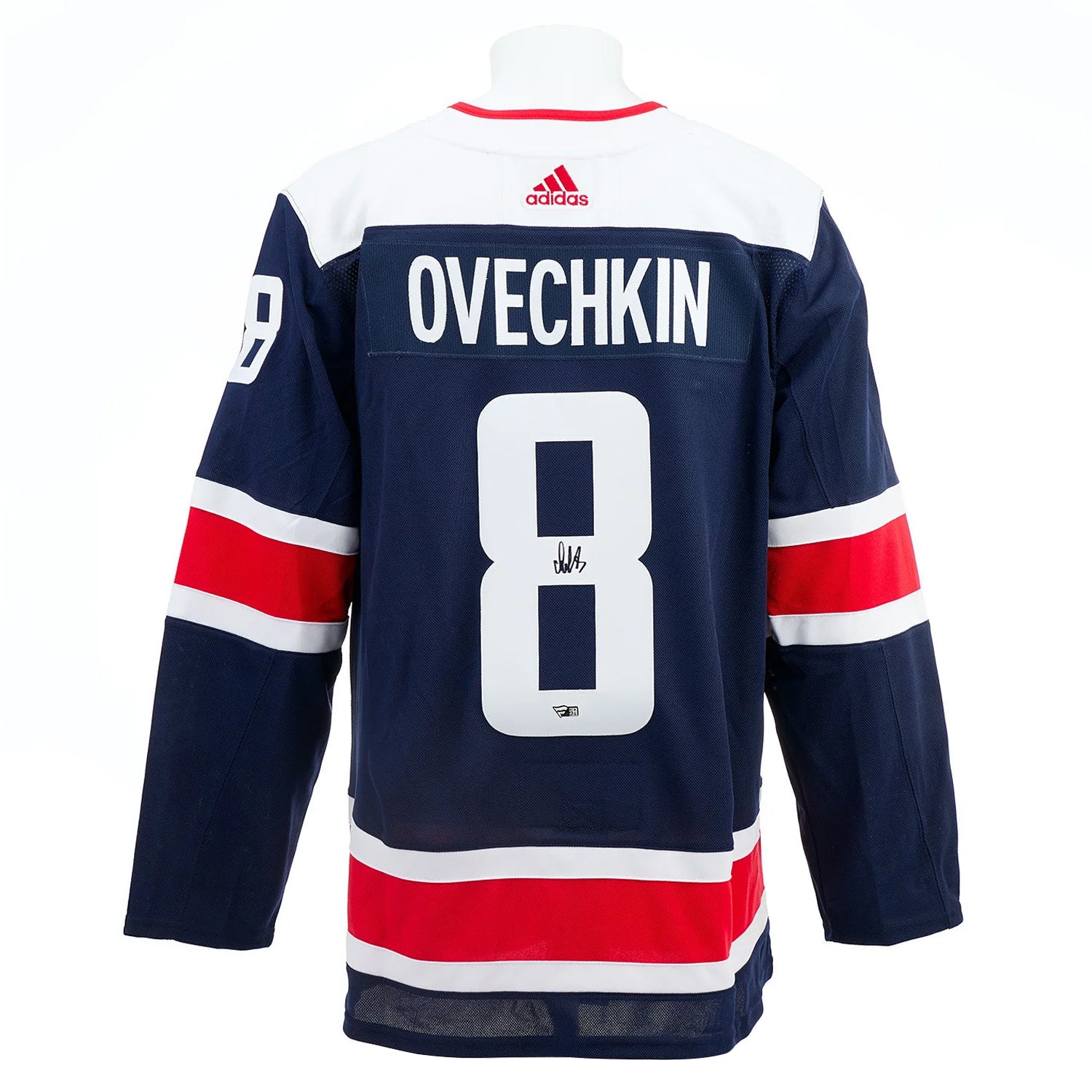 Alexander Ovechkin Signed Washington Capitals Adidas Pro Alternate Navy Jersey