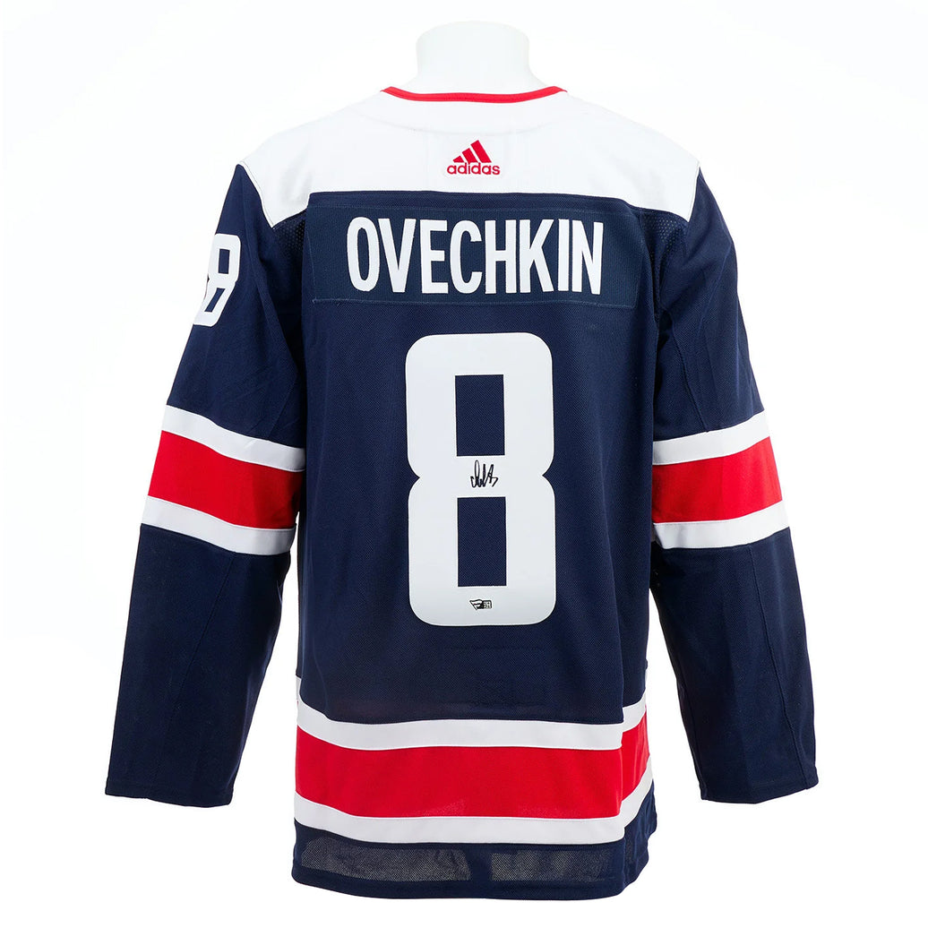 Alexander Ovechkin Signed Washington Capitals Adidas Pro Alternate Navy Jersey