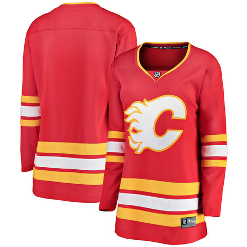 Women's Calgary Flames NHL Fanatics Breakaway Home Jersey