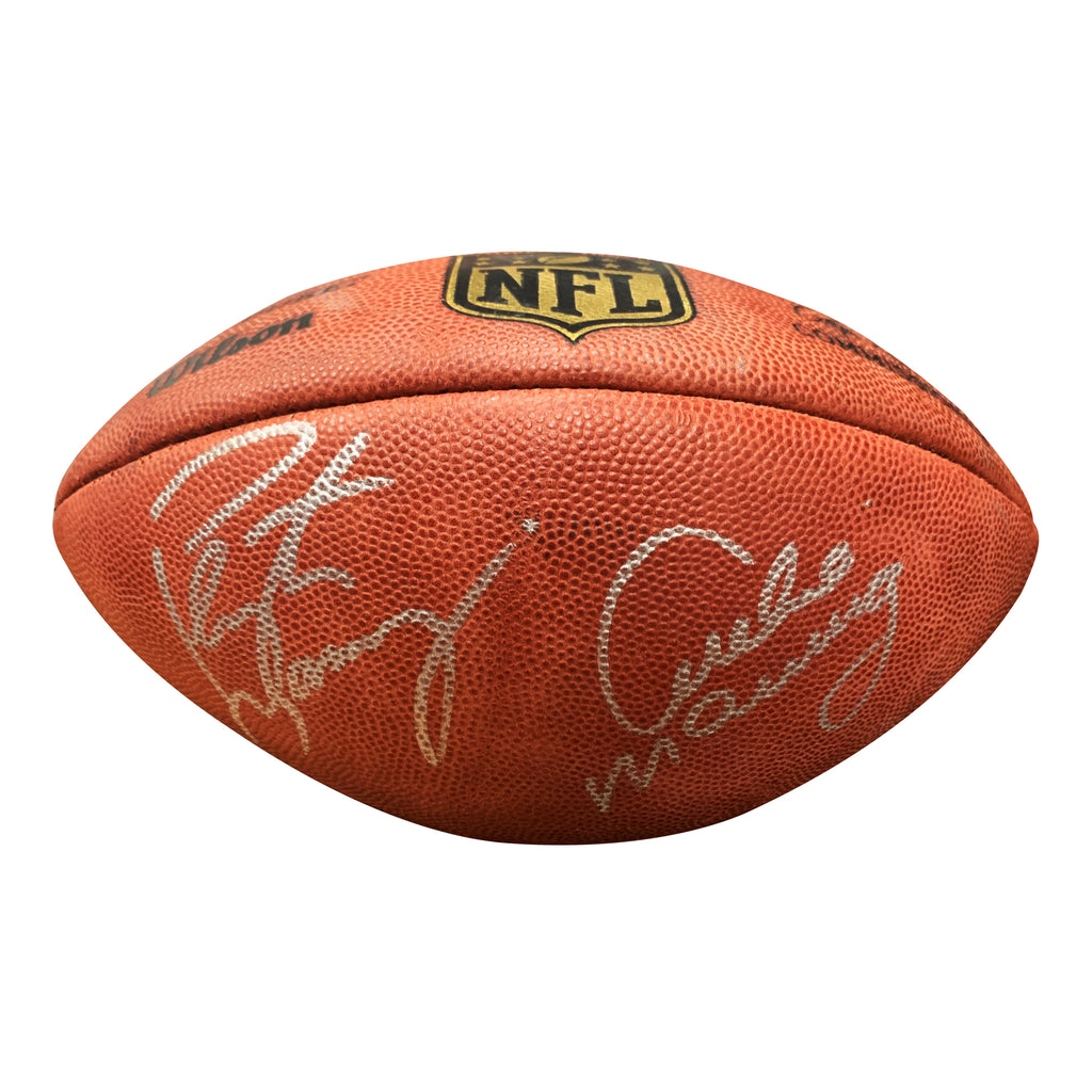 Peyton and Archie Manning Signed Football