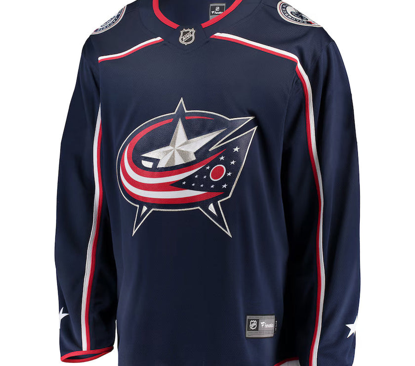 Camiseta de local de los Columbus Blue Jackets de la NHL Fanatics Breakaway