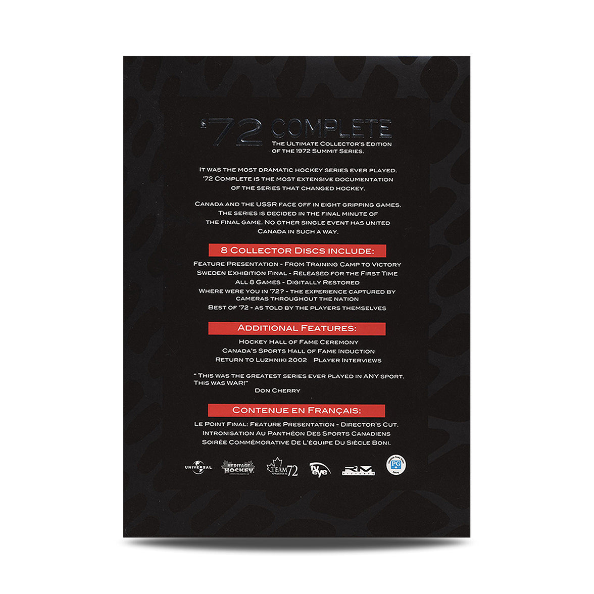 The Ultimate Collector’s Edition DVD Set of the 1972 Summit Series - Heritage Hockey™