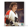 Photo signée par Bobby Clarke des Flyers de Philadelphie, Bloody Warrior, 8 x 10