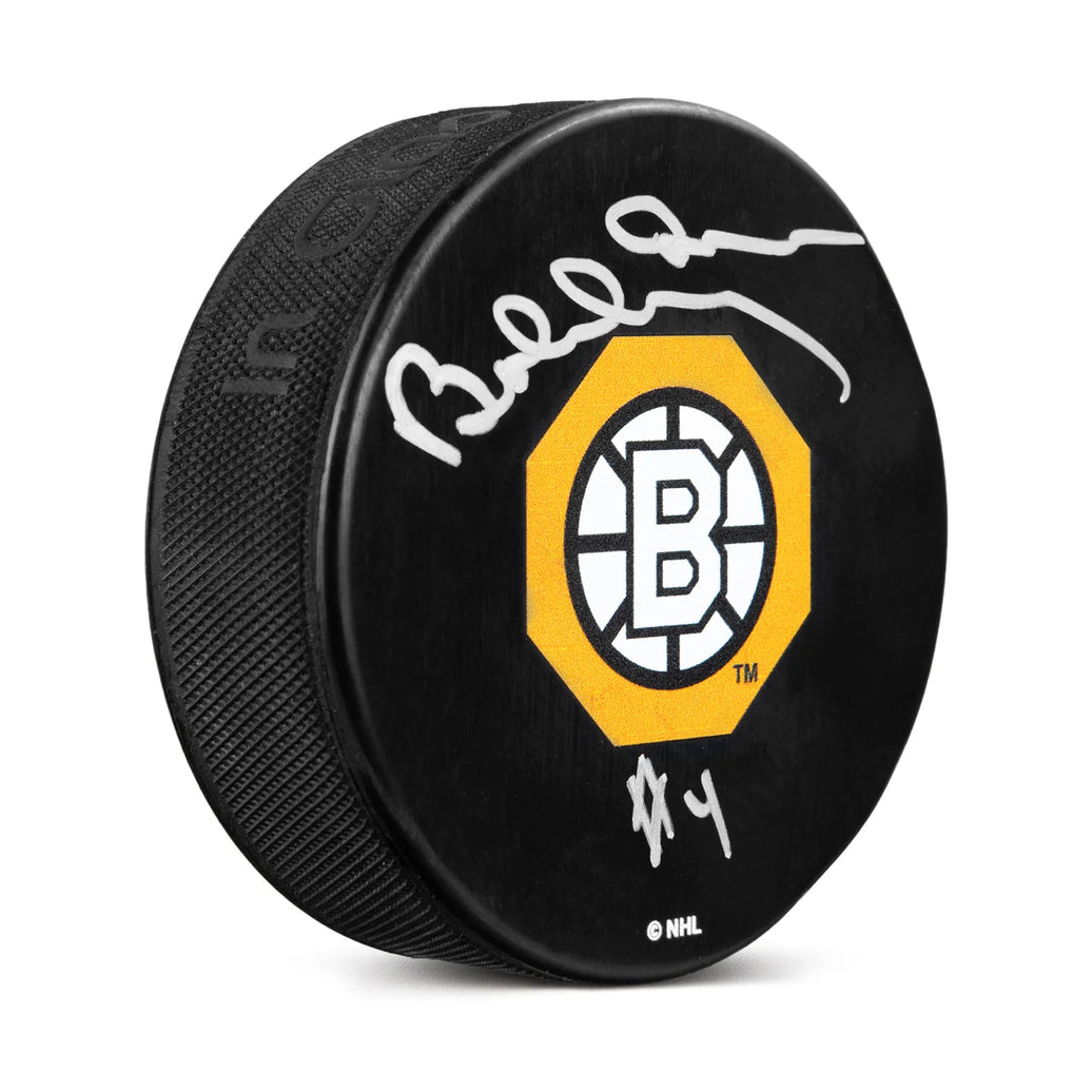 Disco octagonal de los Boston Bruins firmado por Bobby Orr