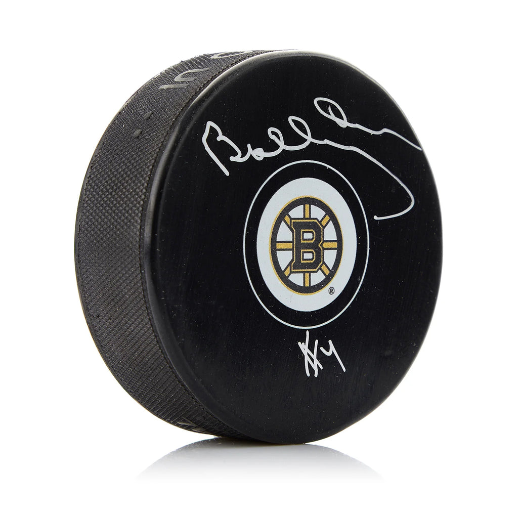 Sign Puck Bobby Orr Signed Boston Bruins Puck | Heritage Hockey™