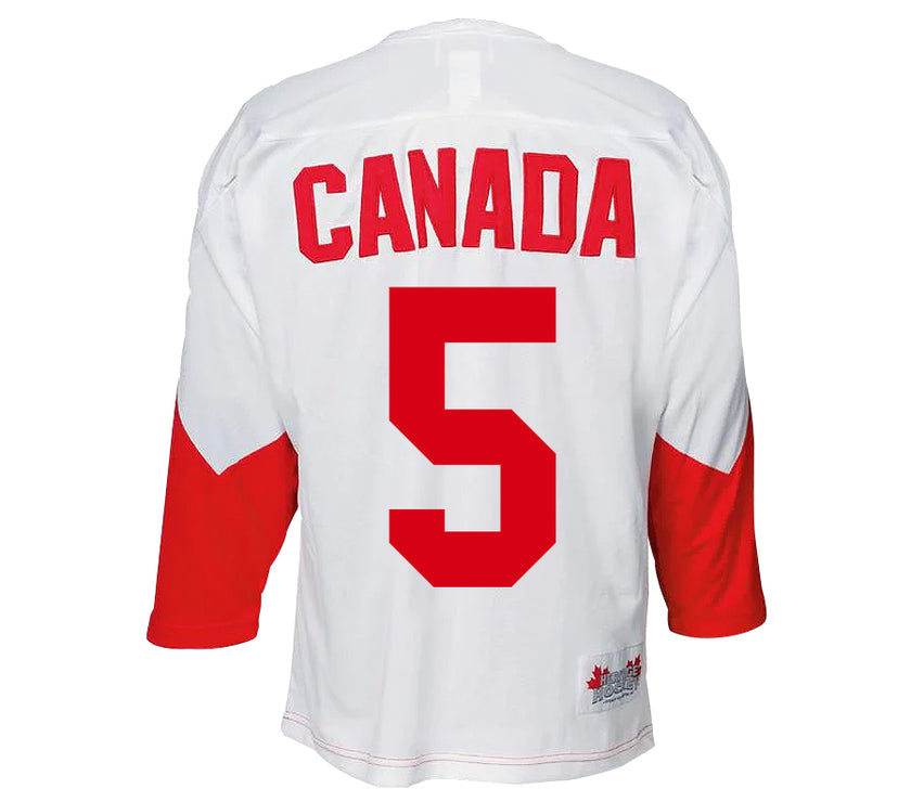 Maillot Équipe Canada 1972 Extérieur Blanc