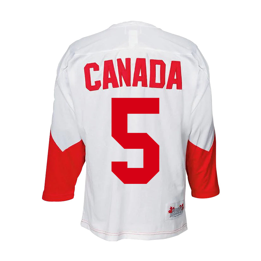 Maillot Équipe Canada 1972 Extérieur Blanc