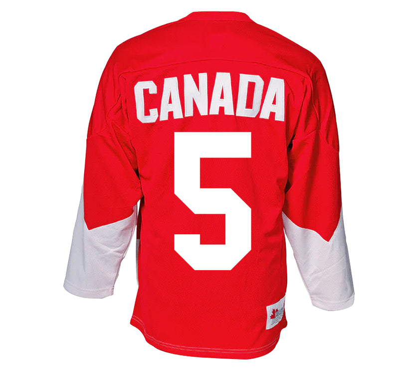 Maillot Équipe Canada 1972 Extérieur Blanc