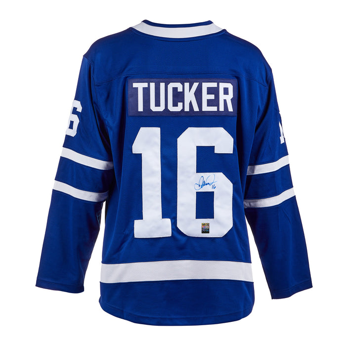 Darcy Tucker Signed Toronto Maple Leafs Fanatics Breakaway Home Blue Jersey
