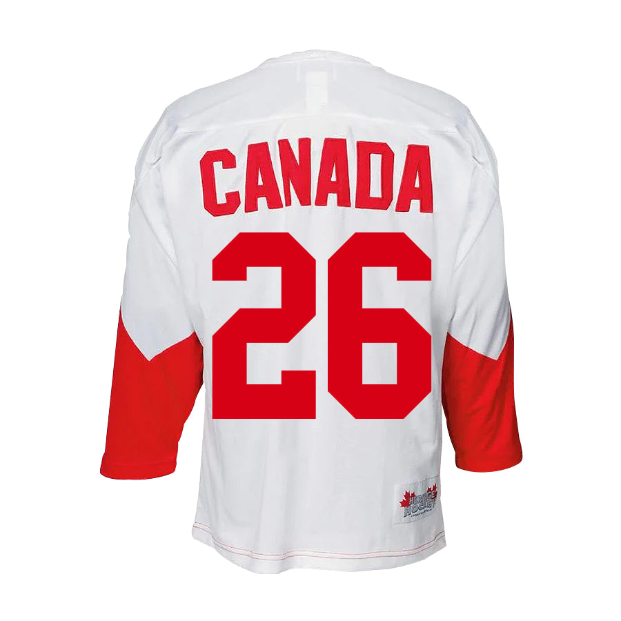Maillot Équipe Canada 1972 Extérieur Blanc