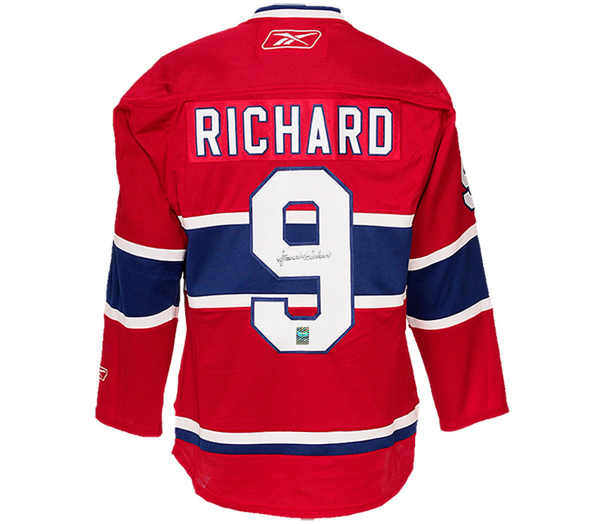 Maurice Richard Signed Montreal Canadiens Jersey - Heritage Hockey™