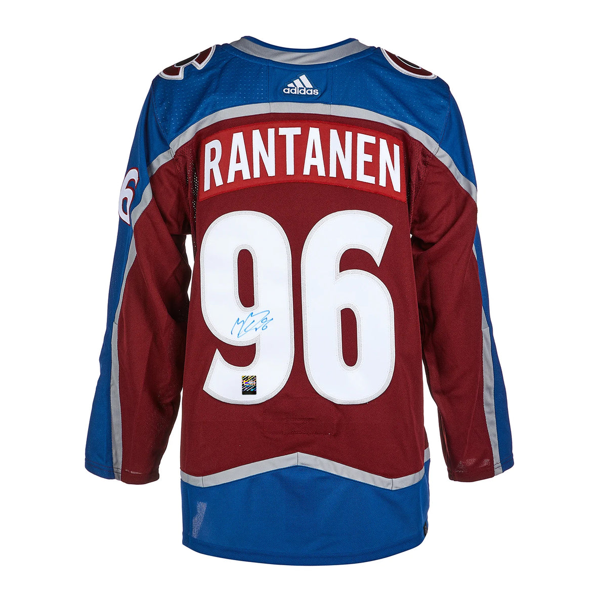Mikko Rantanen firmó la camiseta Adidas Pro de Colorado Avalanche