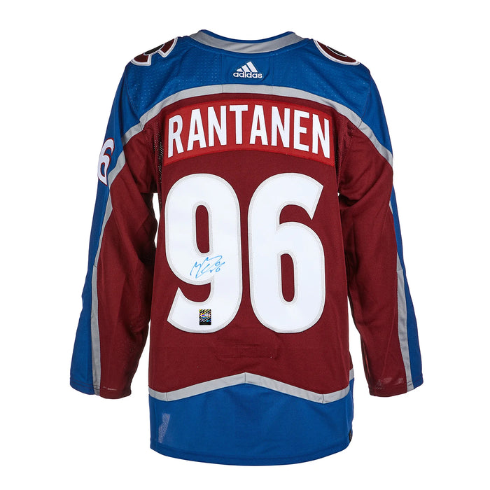 Mikko Rantanen firmó la camiseta Adidas Pro de Colorado Avalanche