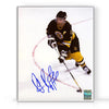 Photo aérienne 8 x 10 signée par Ray Bourque des Bruins de Boston