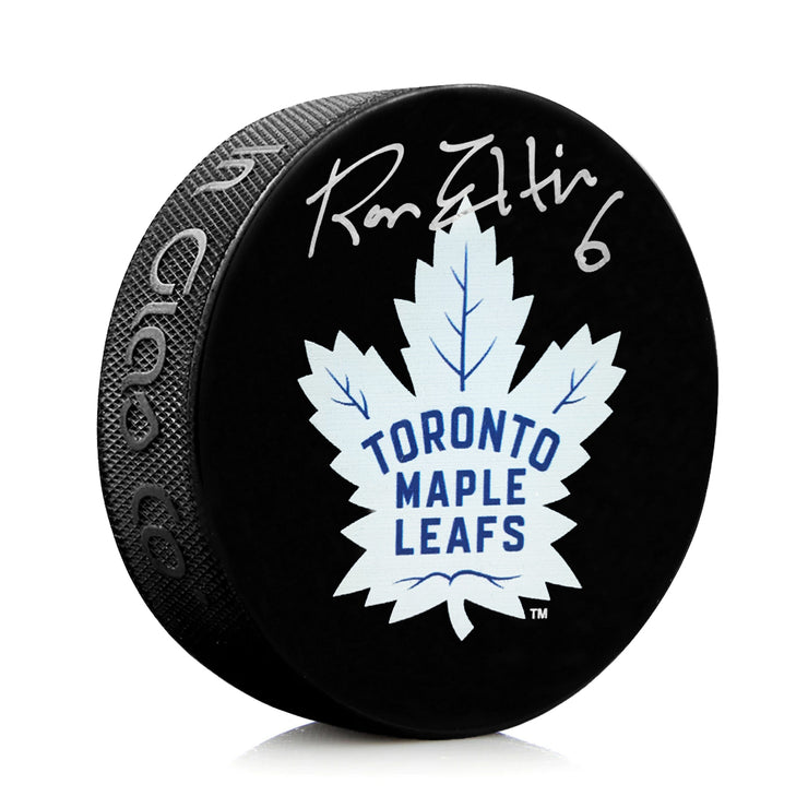 Ron Ellis Signed Toronto Maple Leafs Puck