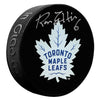 Frederik Andersen a signé la rondelle des Maple Leafs de Toronto