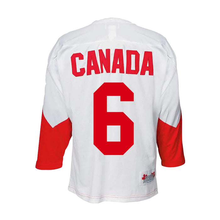 Maillot Équipe Canada 1972 Extérieur Blanc