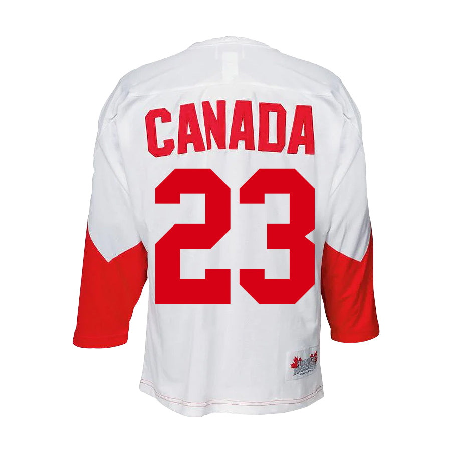 Maillot Équipe Canada 1972 Extérieur Blanc