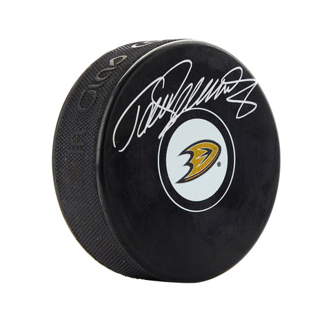 Rondelle signée par Teemu Selanne des Ducks d'Anaheim