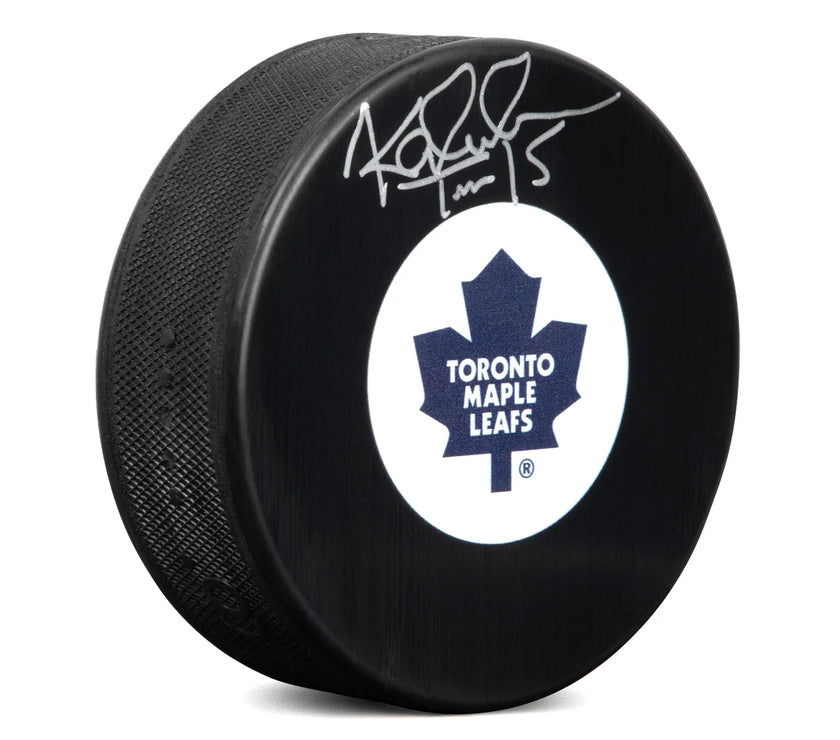 Tomas Kaberle Signed Toronto Maple Leafs Puck