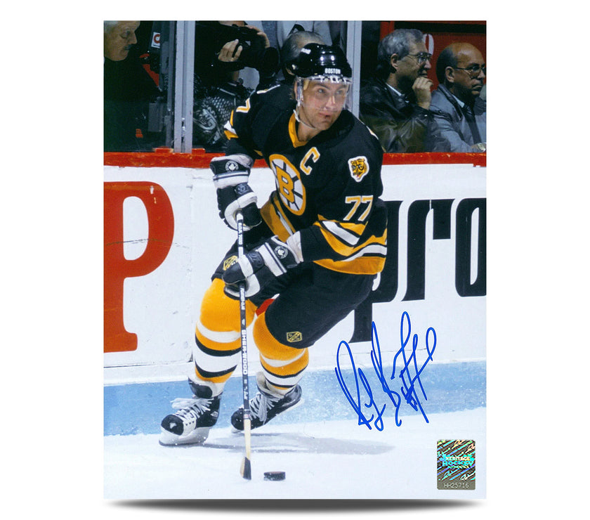 Ray Bourque Signed Boston Bruins Action 8X10 Photo