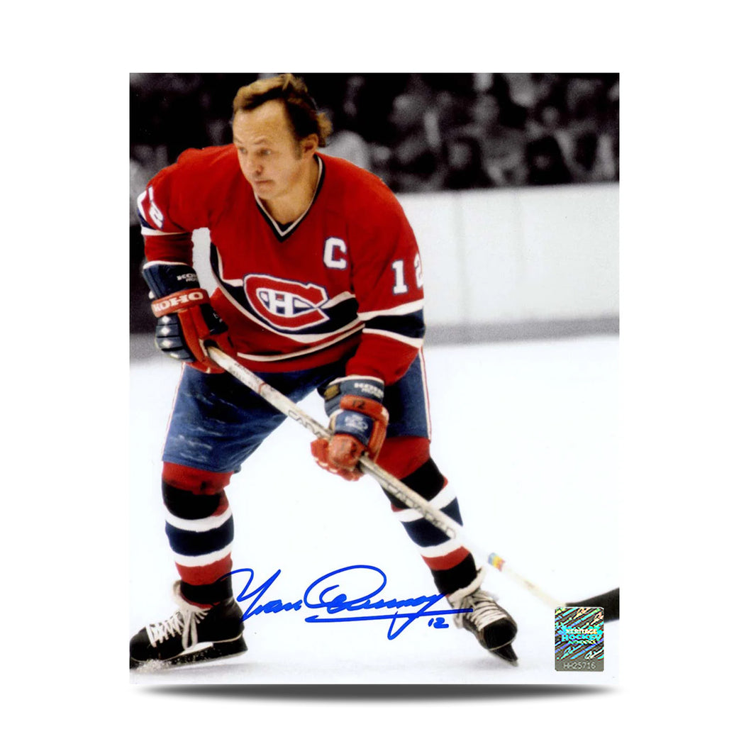 Darryl Sittler a signé la photo du capitaine des Maple Leafs de Toronto 8 x 10