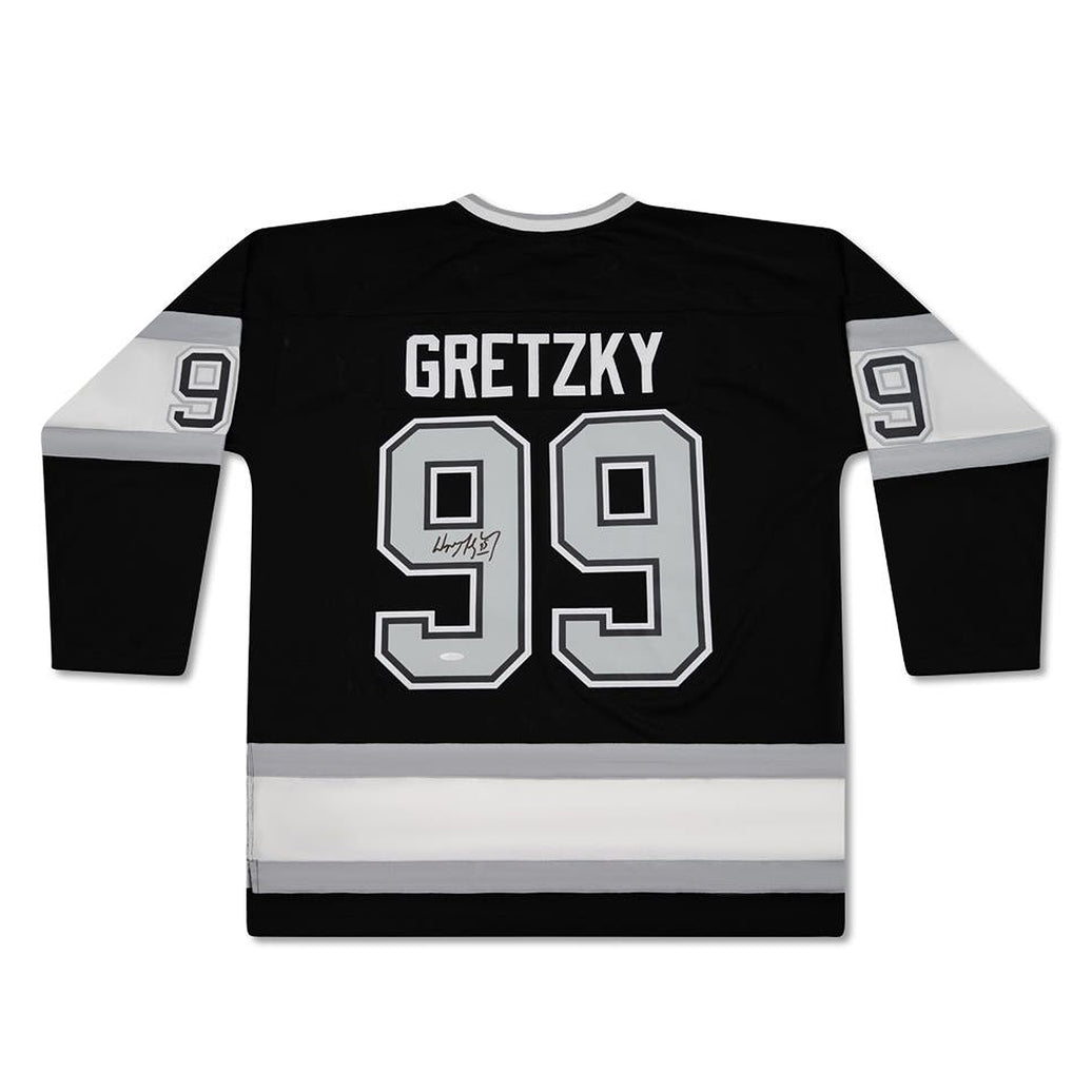Wayne Gretzky Signed Los Angeles Kings Mitchell & Ness Vintage 1992-93 Black Jersey
