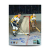 Bobby Orr & Gerry Cheevers Dual Signed Boston Bruins Legends 8X10 Photo