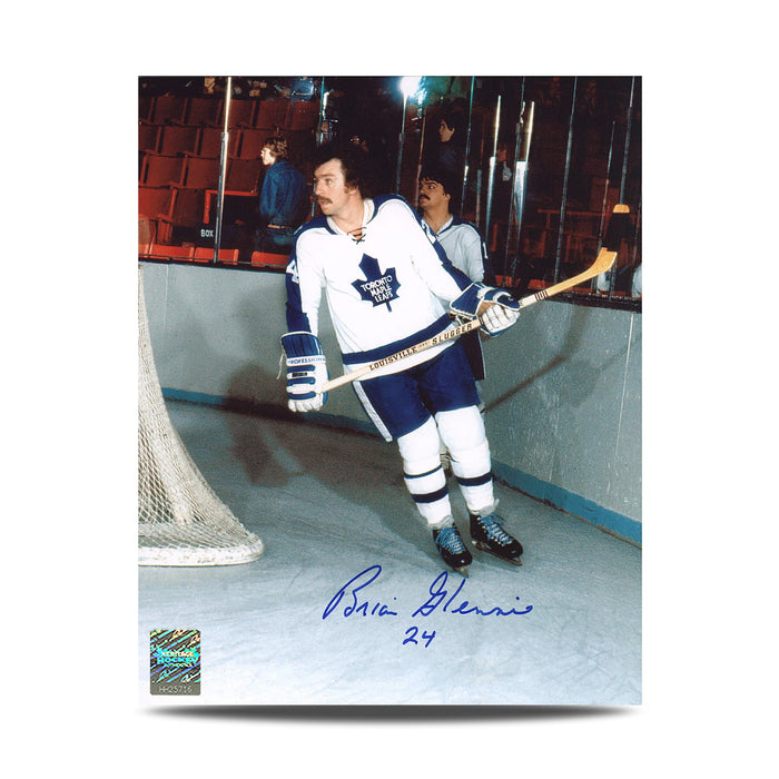 Fotografía de 8 x 10 firmada por Darryl Sittler, capitán de los Toronto Maple Leafs
