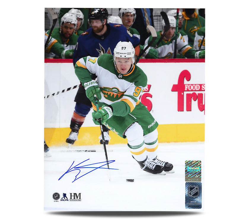 Kirill Kaprizov Signed Minnesota Wild Reverse Retro 8X10 Photo