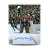 Johnny Bower Signed Toronto Maple Leafs The Gardens 8X10 Photo