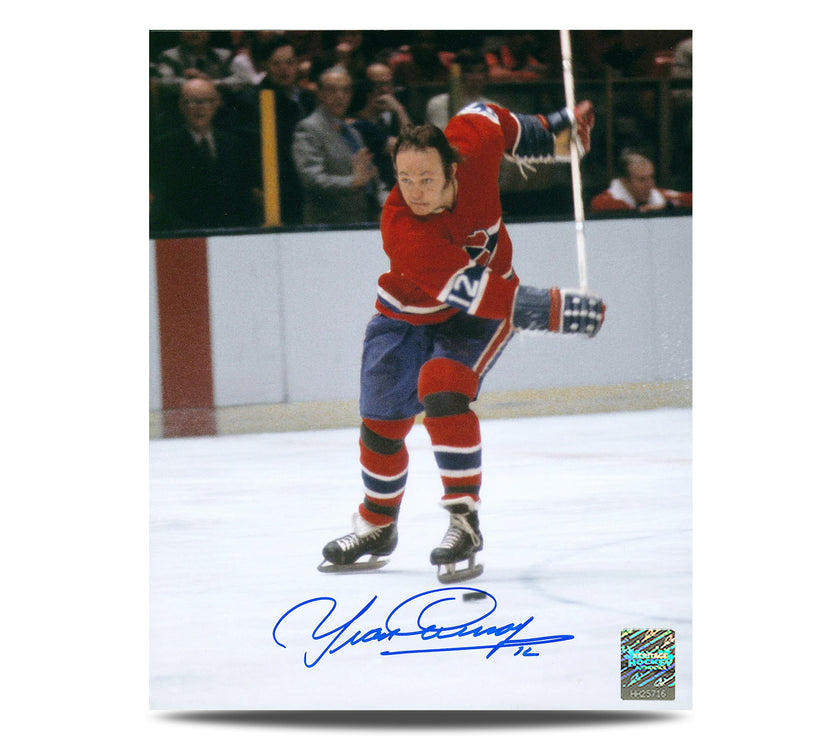 Darryl Sittler a signé la photo du capitaine des Maple Leafs de Toronto 8 x 10