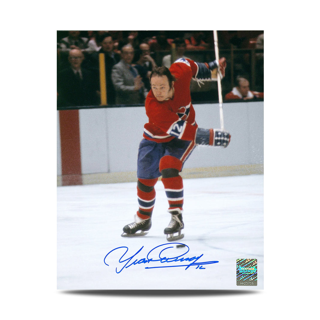 Darryl Sittler a signé la photo du capitaine des Maple Leafs de Toronto 8 x 10