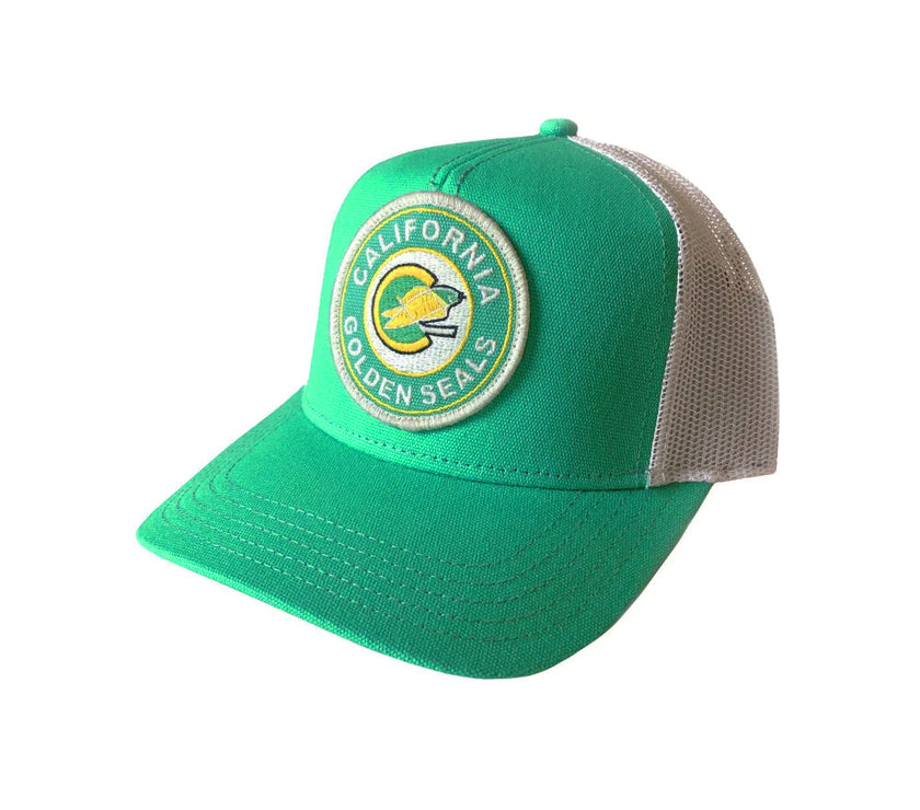Gorra con visera ajustable Valin de los California Golden Seals de la NHL