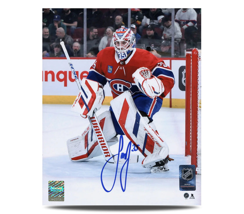 Sam Montembeault Signed Montreal Canadiens Goalie 8X10 Photo