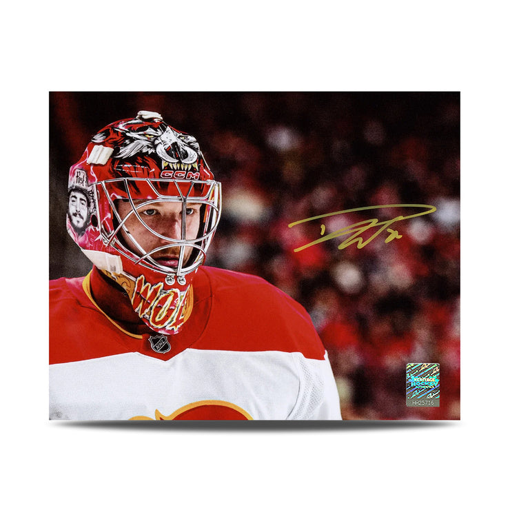 Foto de acción de 8 x 10 firmada por Jean Beliveau de los Montreal Canadiens