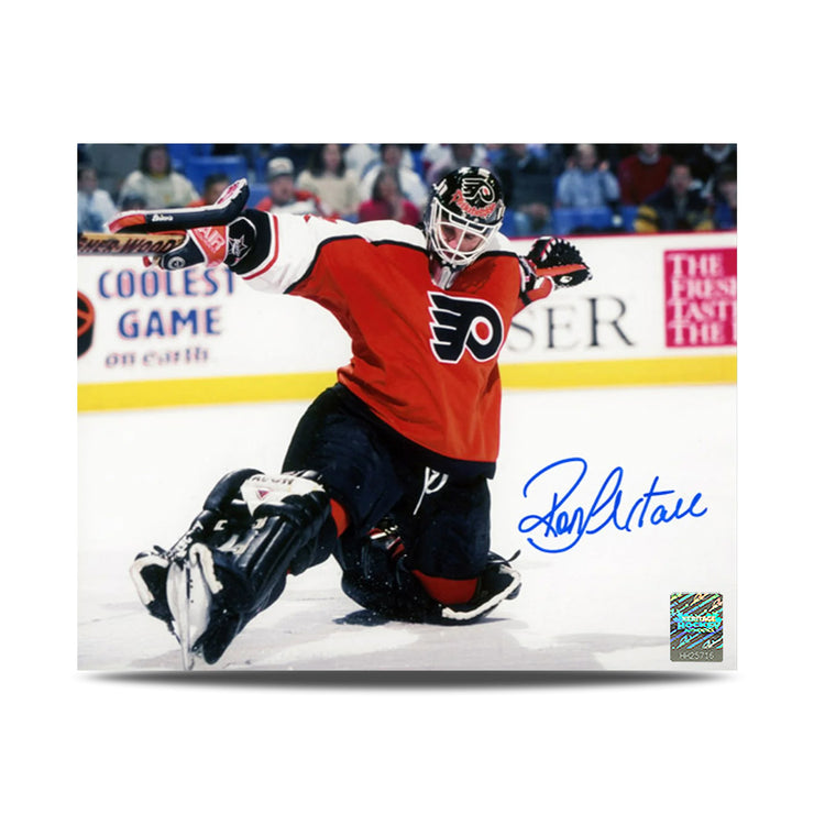 Darryl Sittler a signé la photo du capitaine des Maple Leafs de Toronto 8 x 10