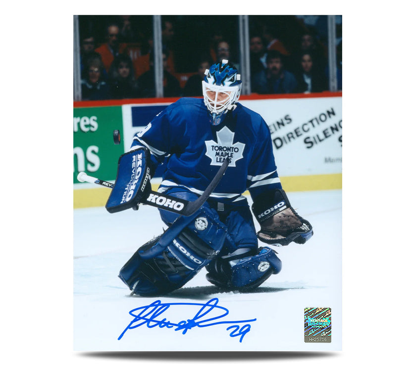 Darryl Sittler a signé la photo du capitaine des Maple Leafs de Toronto 8 x 10