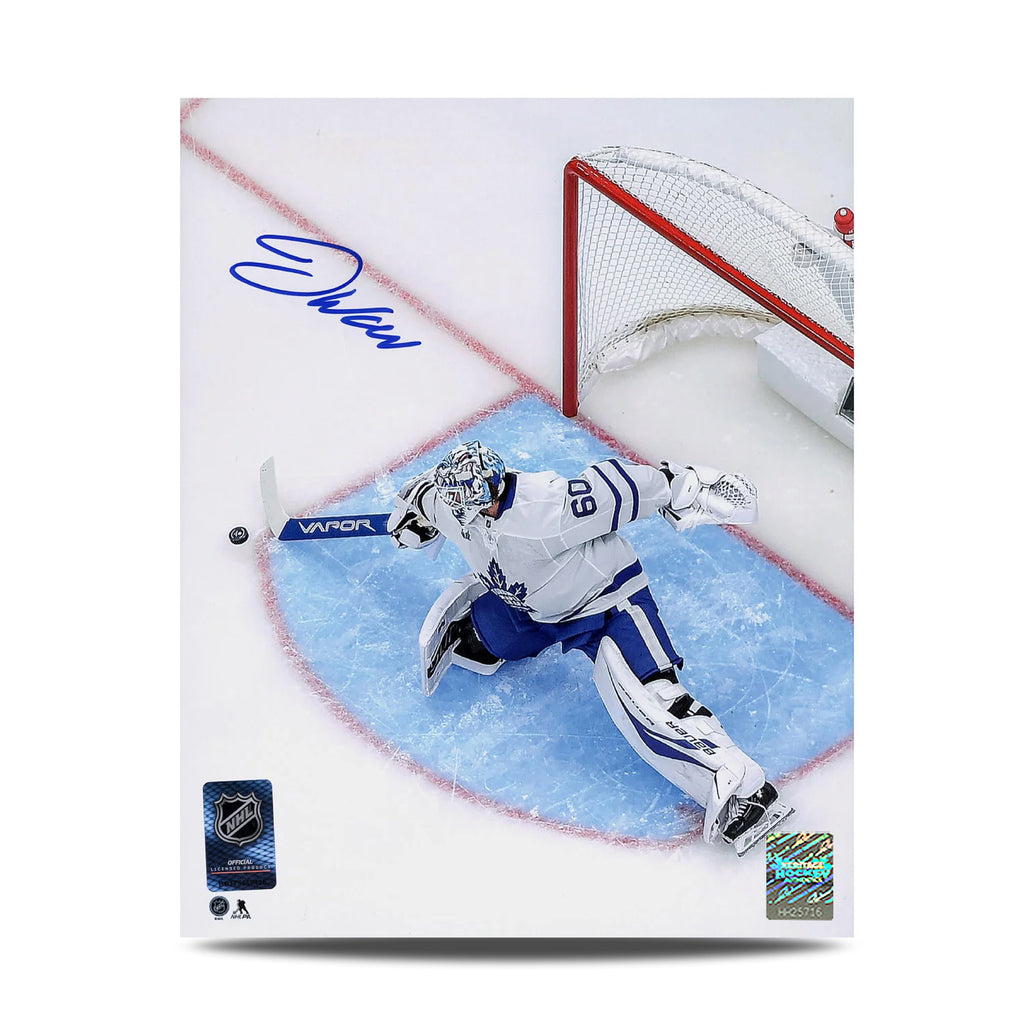 Darryl Sittler a signé la photo du capitaine des Maple Leafs de Toronto 8 x 10