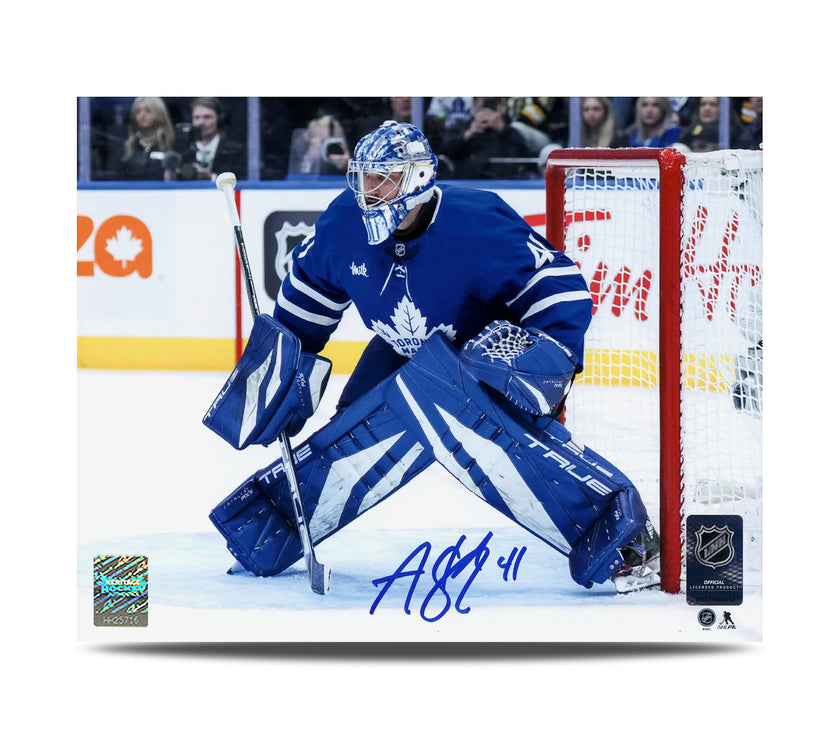 Darryl Sittler a signé la photo du capitaine des Maple Leafs de Toronto 8 x 10