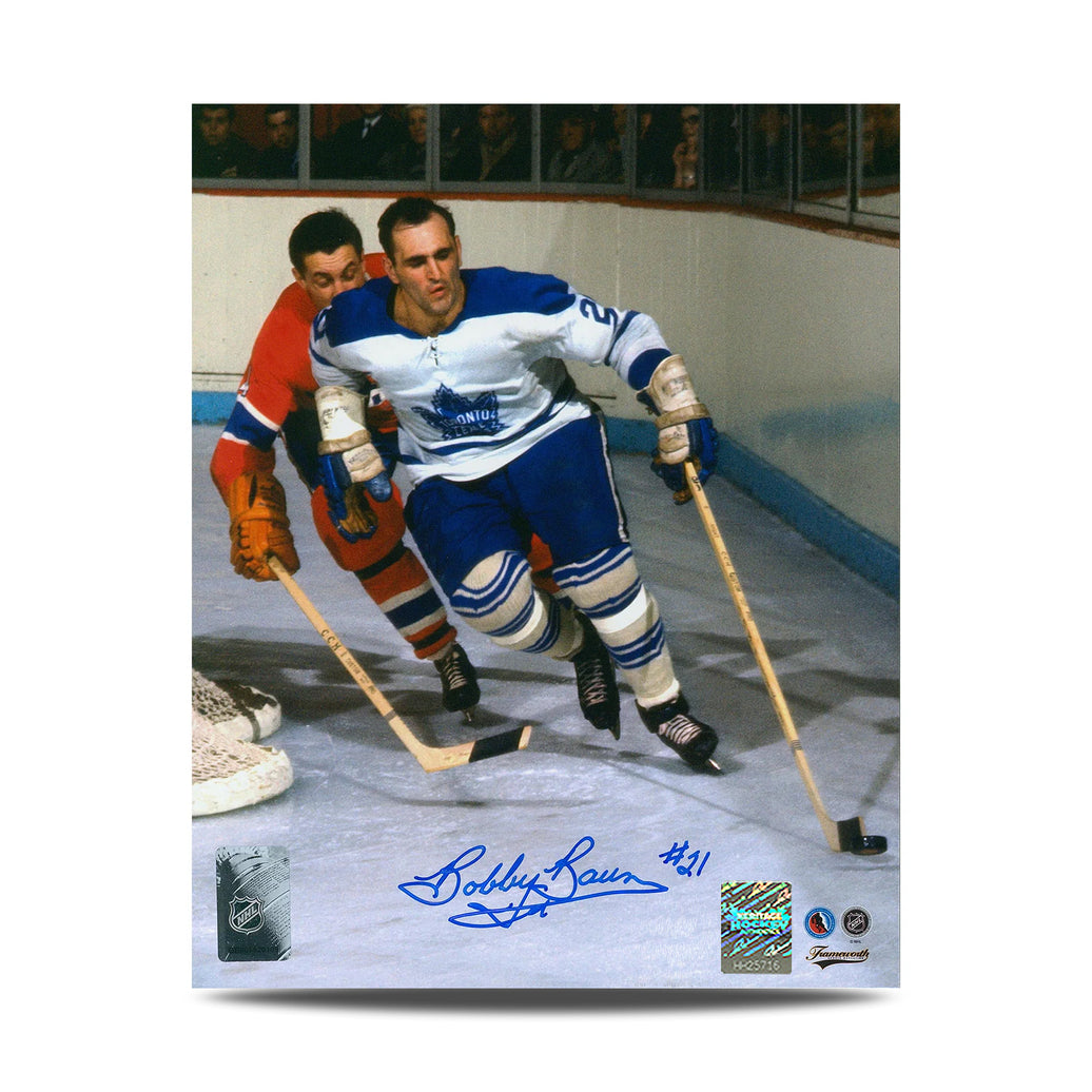 Fotografía de 8 x 10 firmada por Darryl Sittler, capitán de los Toronto Maple Leafs