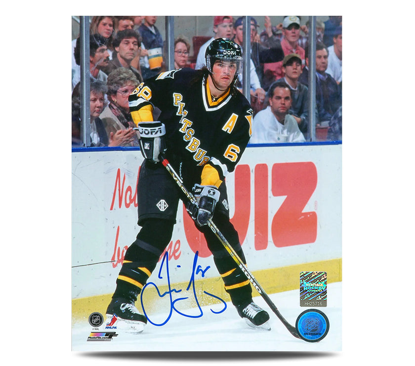 Jaromir Jagr Signed Pittsburgh Penguins Playmaker 8X10 Photo