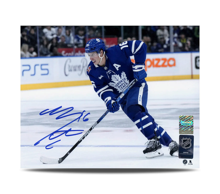 Darryl Sittler a signé la photo du capitaine des Maple Leafs de Toronto 8 x 10