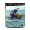 Johnny Bower a signé la photo des Maple Leafs de Toronto The Gardens 8X10